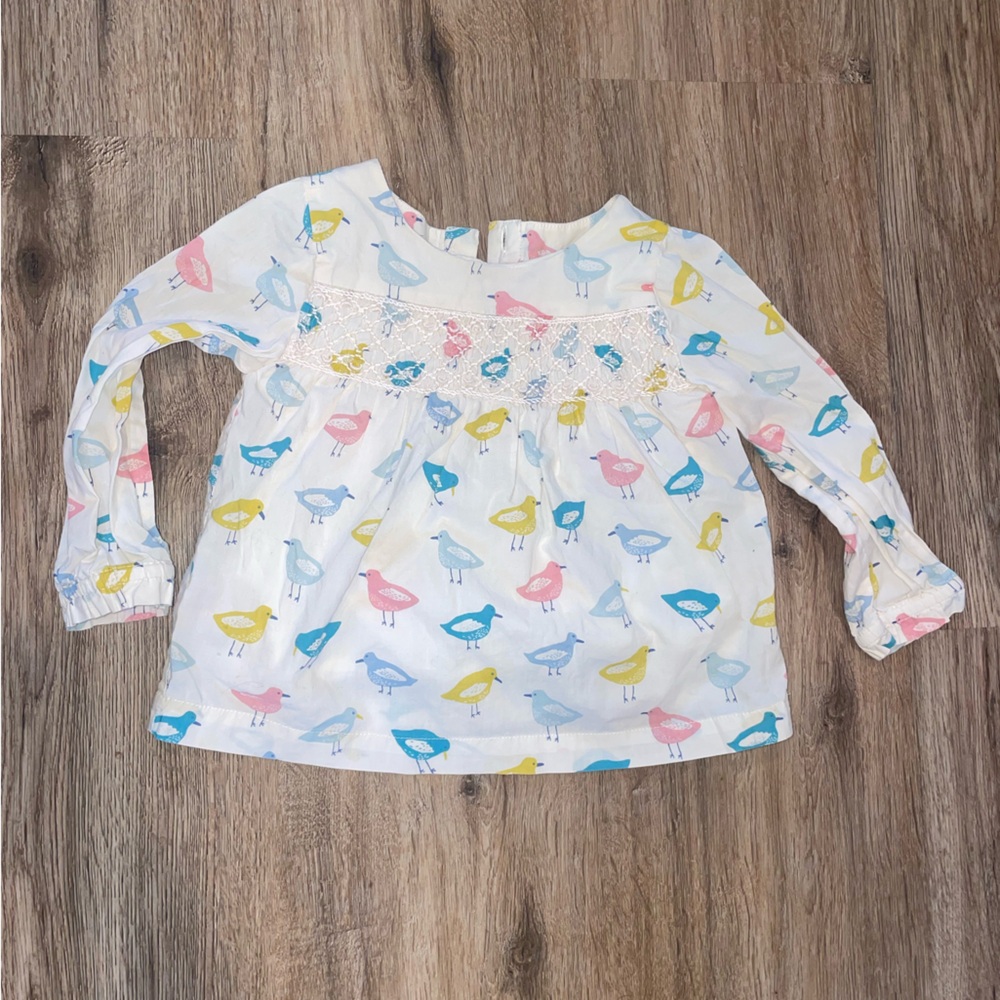 Baby Boden | button down top | girls spring shirt